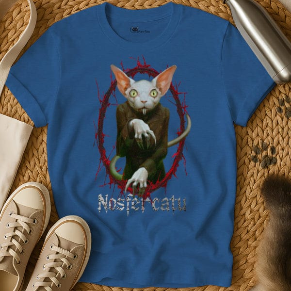 MewTee Blue / S Nosferatu Shirt | Cat Tee