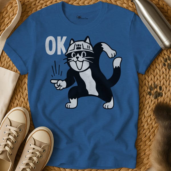 MewTee Blue / S OK Shirt | Cat Tee