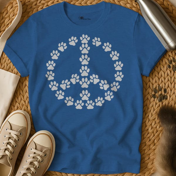 MewTee Blue / S Peace Shirt | Cat Tee