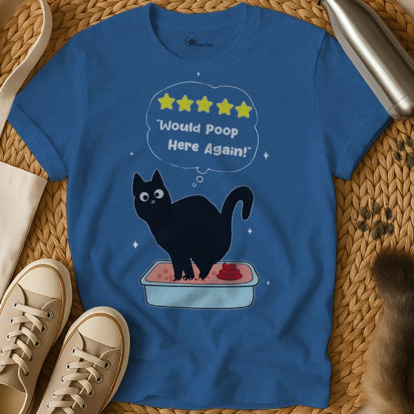 MewTee Blue / S Poop Shirt | Cat Tee