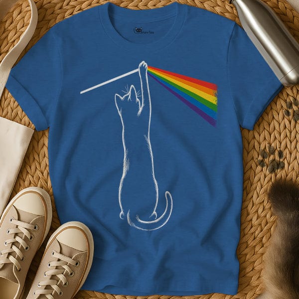 MewTee Blue / S Rainbow Shirt | Cat Tee