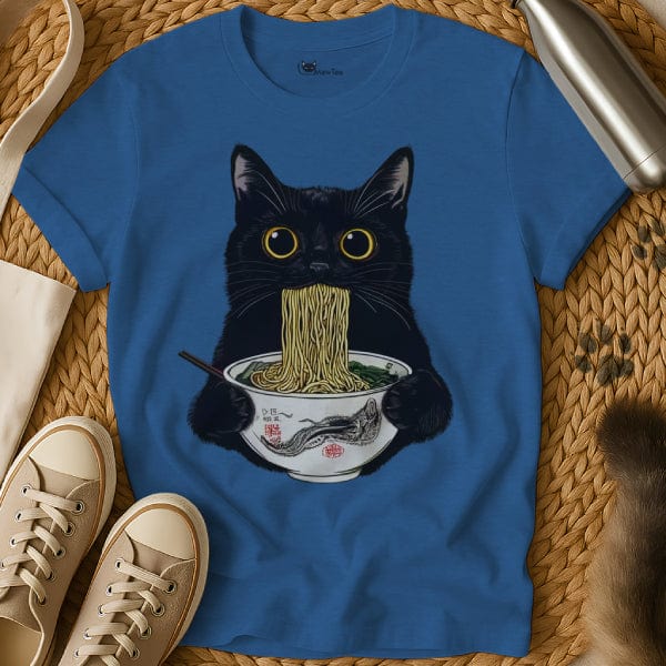 MewTee Blue / S Ramen Cat Shirt | Cat Tee
