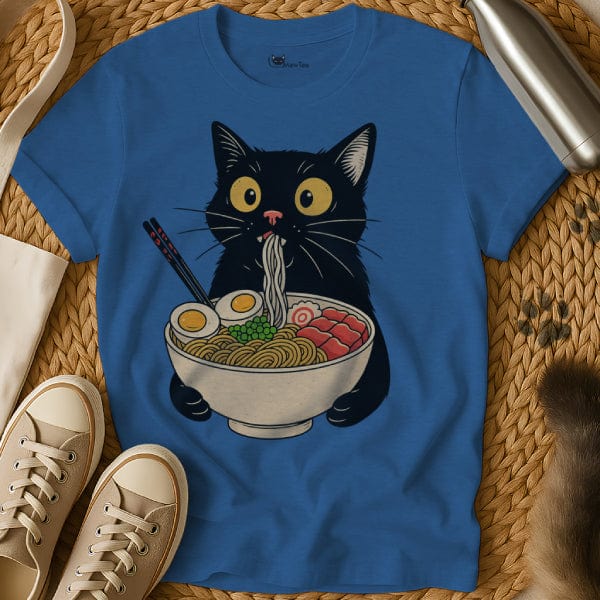 MewTee Blue / S Ramen Cat T Shirt | Cat Tee