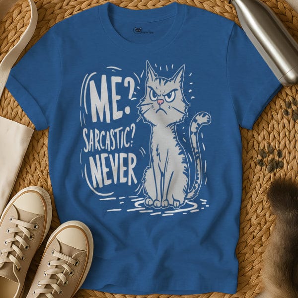 MewTee Blue / S Sarcastic T Shirt | Cat Tee