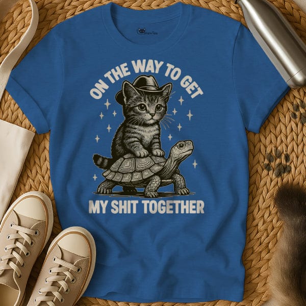 MewTee Blue / S Shit Shirt | Cat Tee