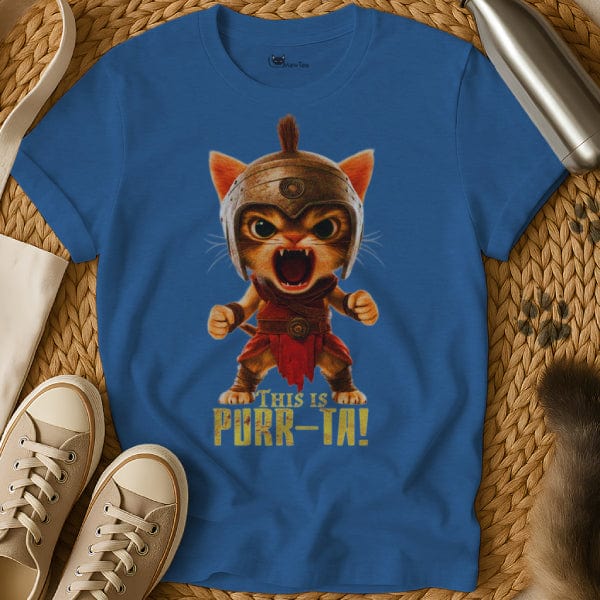 MewTee Blue / S Spartan T Shirt | Cat Tee