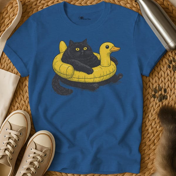 MewTee Blue / S Swimming Cat Tee