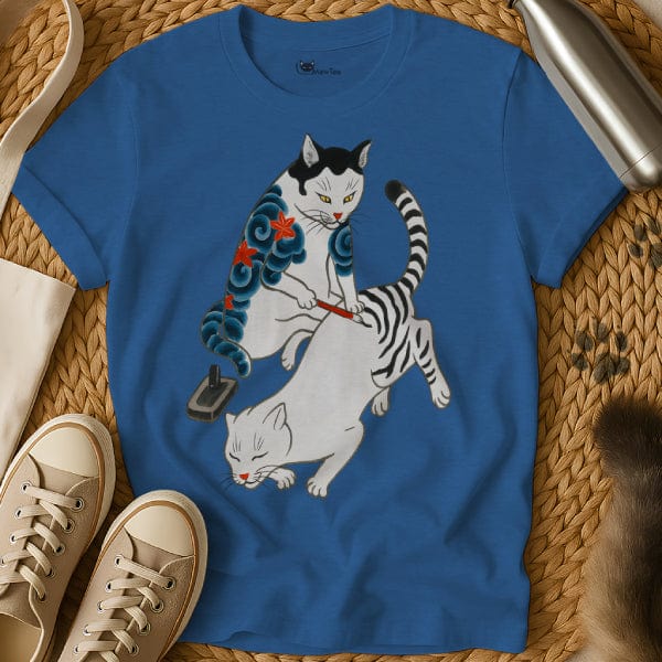 MewTee Blue / S Tattoo Shirt | Cat Tee