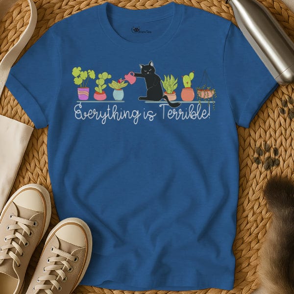 MewTee Blue / S Terrible Shirt | Funny Cat Tee