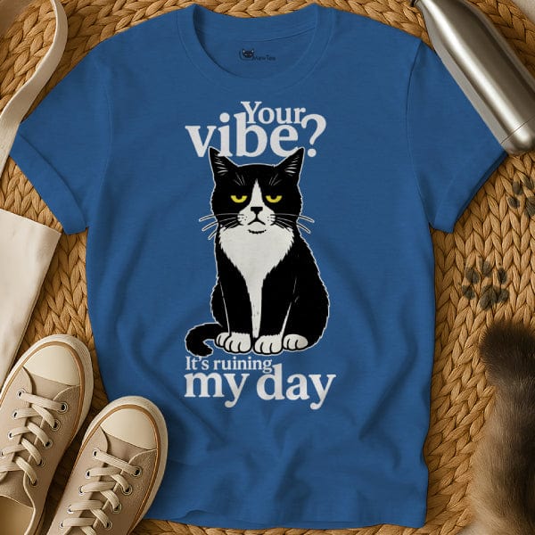 MewTee Blue / S Vibe T Shirt | Cat Tee
