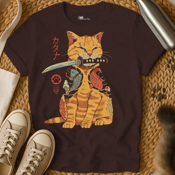 MewTee Dark Chocolate / S Catana T-Shirt | Cat Tee