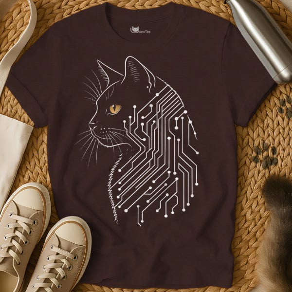 MewTee Dark Chocolate / S Future Cat Tee