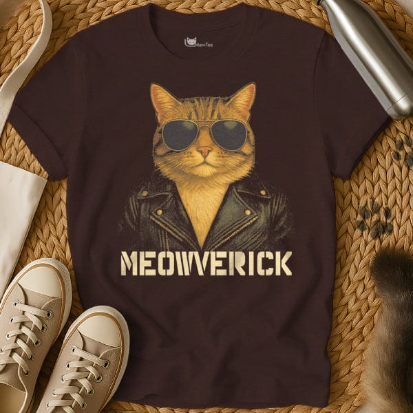 MewTee Dark Chocolate / S Maverick Shirt | Cat Tee