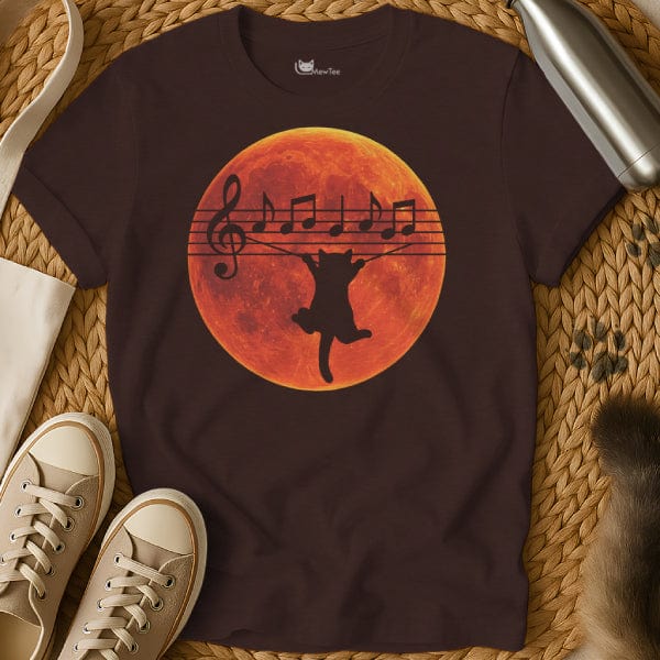 MewTee Dark Chocolate / S Music Shirt | Cat Tee