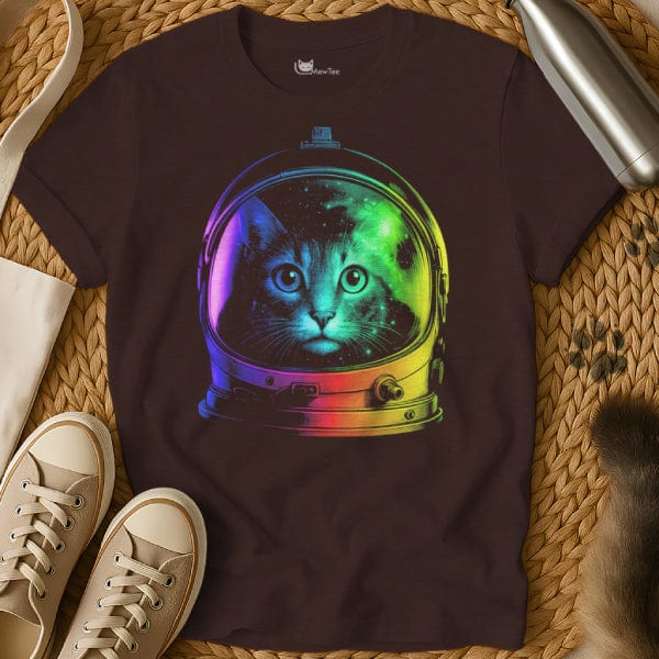 MewTee Dark Chocolate / S Space Cat Shirt | Cat Tee