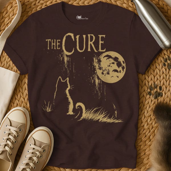 MewTee Dark Chocolate / S The Cure Shirt | Cat Tee