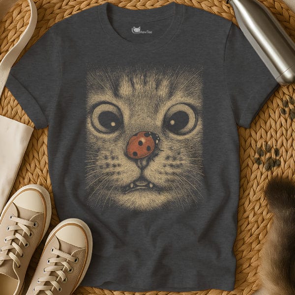 MewTee Dark Heather / S Ladybug Shirt