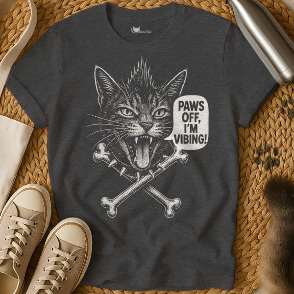 MewTee Dark Heather / S Punk Shirt | Cat Tee