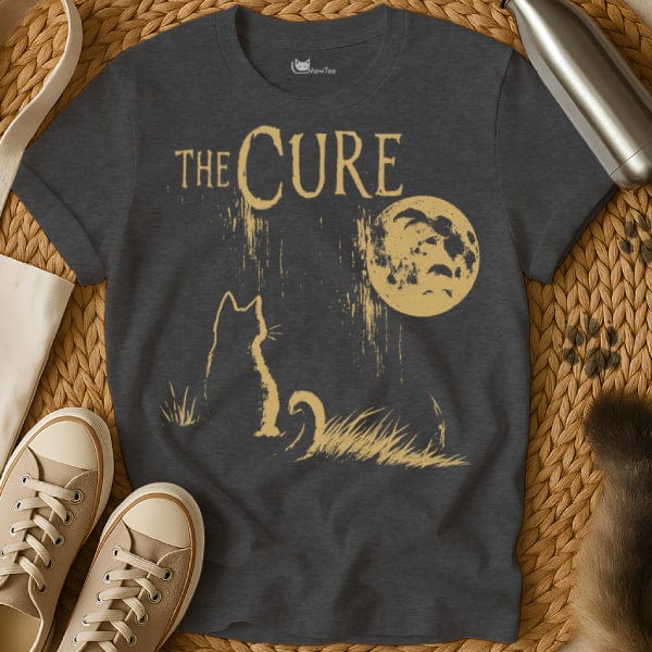 MewTee Dark Heather / S The Cure Shirt | Cat Tee