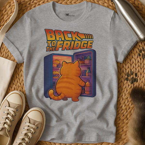 MewTee Gray / S Back to the Future Shirt | Cat Tee