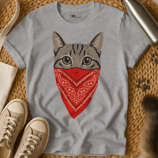 MewTee Gray / S Bandito Shirt | Cat Tee