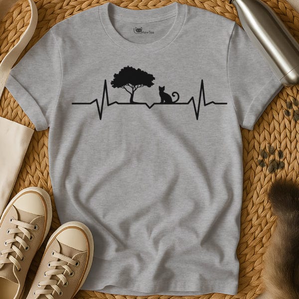 MewTee Gray / S Bonsai Cat Shirt | Cat Tee