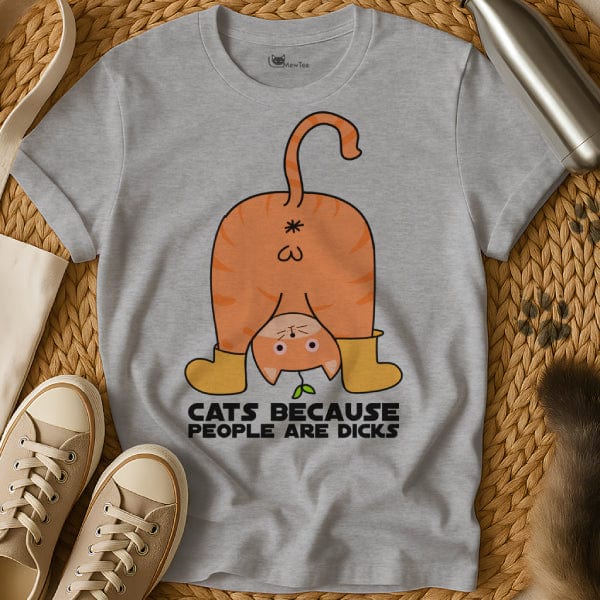MewTee Gray / S Cat Sarcasm | Cat Tee