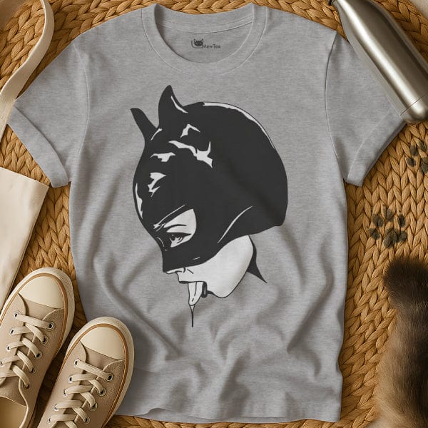 MewTee Gray / S Catwoman Shirt | Cat Tee