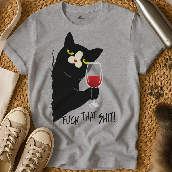 MewTee Gray / S Chill Shirt | Cat Tee