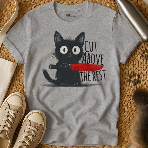 MewTee Gray / S Cut Above The Rest | Cat Tee
