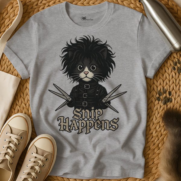 MewTee Gray / S Edward Scissorhands Shirt | Cat Tee