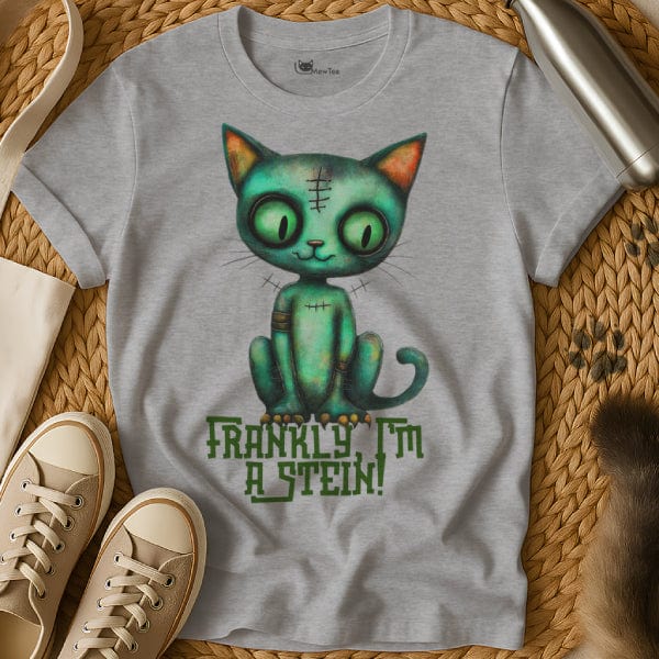 MewTee Gray / S Frankenstein Shirt | Cat Tee