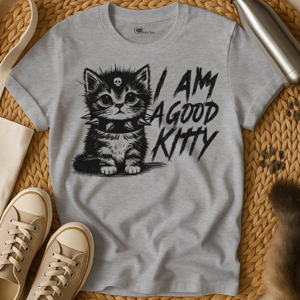 MewTee Gray / S Good Kitty Shirt