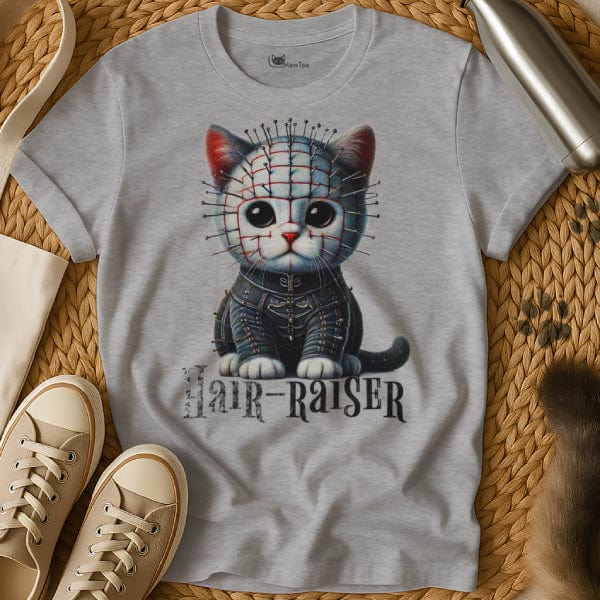 MewTee Gray / S Hellraiser Shirt | Cat Tee