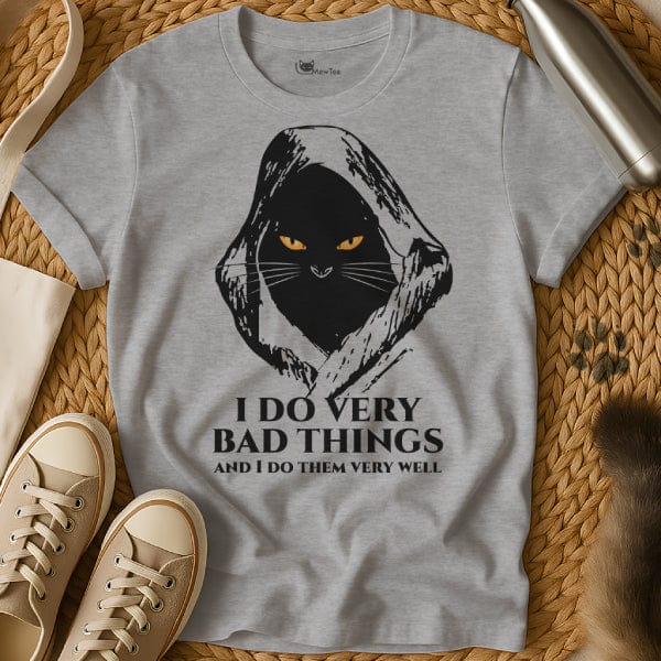 MewTee Gray / S I Do Bad Things Shirt