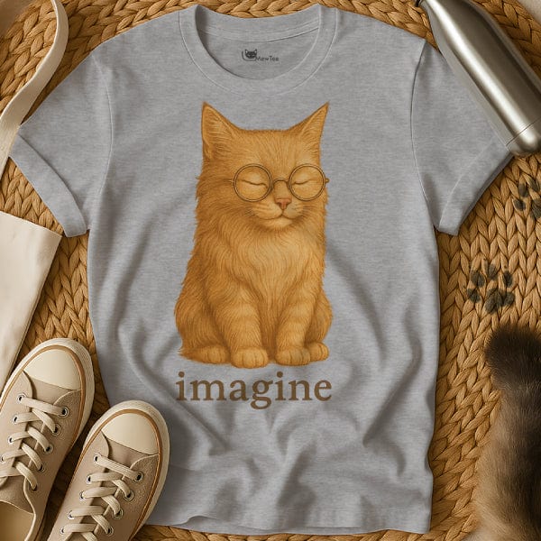 MewTee Gray / S Imagine T Shirt | Cat Tee