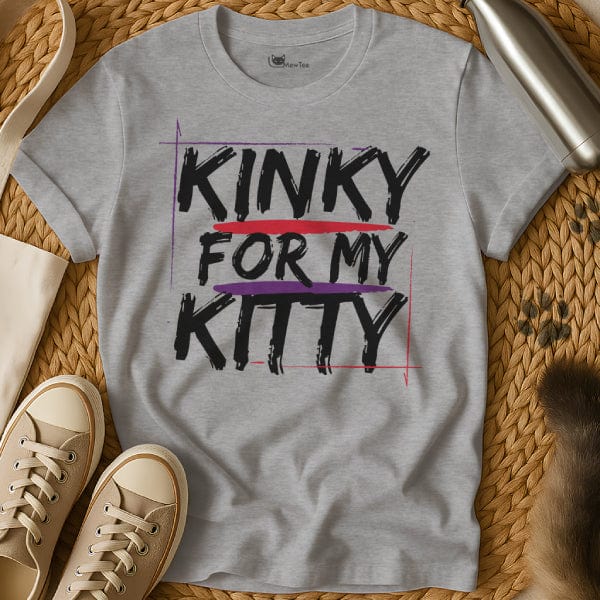 MewTee Gray / S Kinky Shirt | Cat Tee