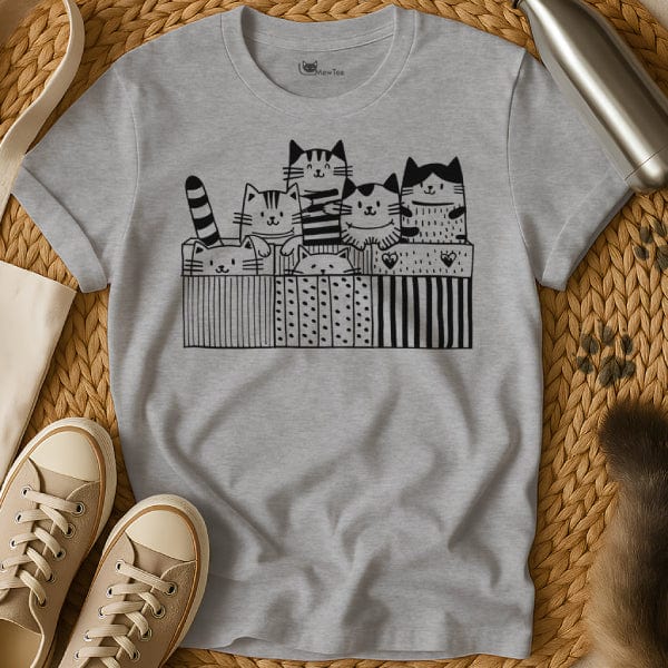 MewTee Gray / S Kitten Club | Cat Tee