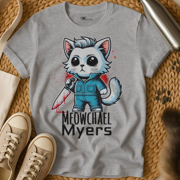MewTee Gray / S Michael Myers Shirt | Cat Tee