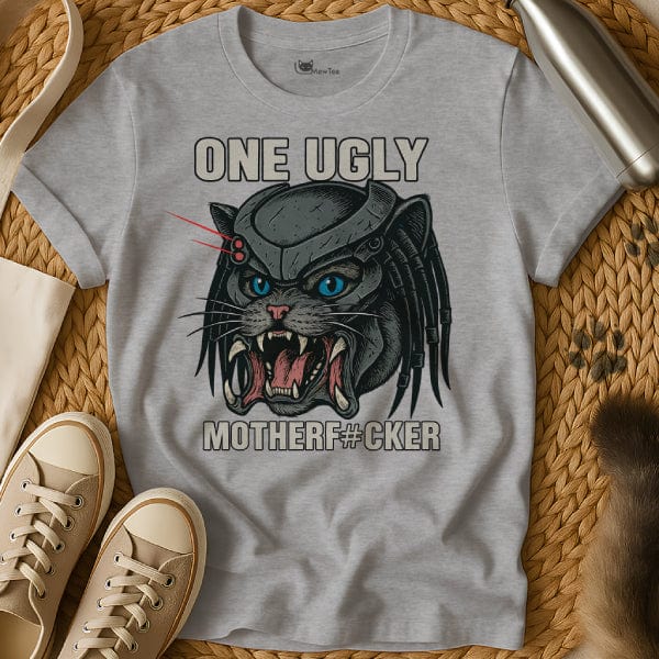 MewTee Gray / S Predator Shirt | Cat Tee