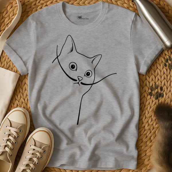 MewTee Gray / S Salvador Dali Shirt | Cat Tee