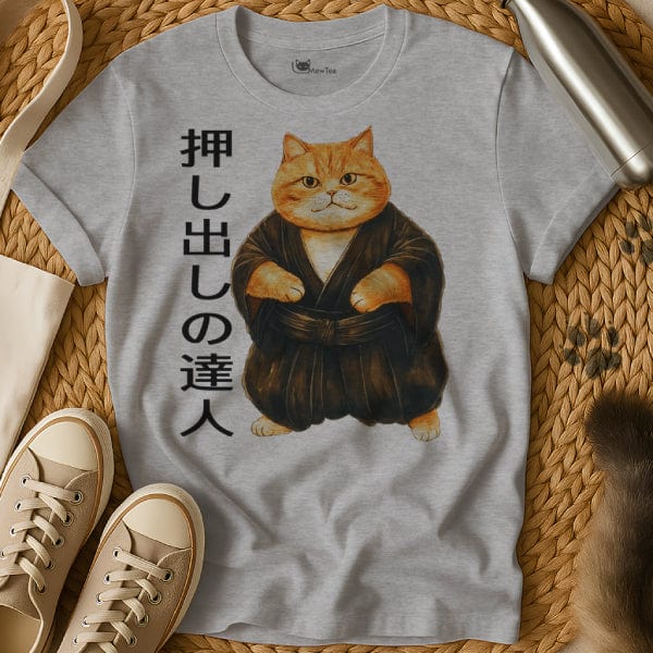 MewTee Gray / S Sumo Cat Shirt | Cat Tee