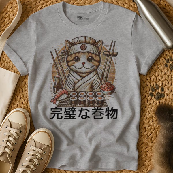 MewTee Gray / S Sushi Shirt | Cat Tee