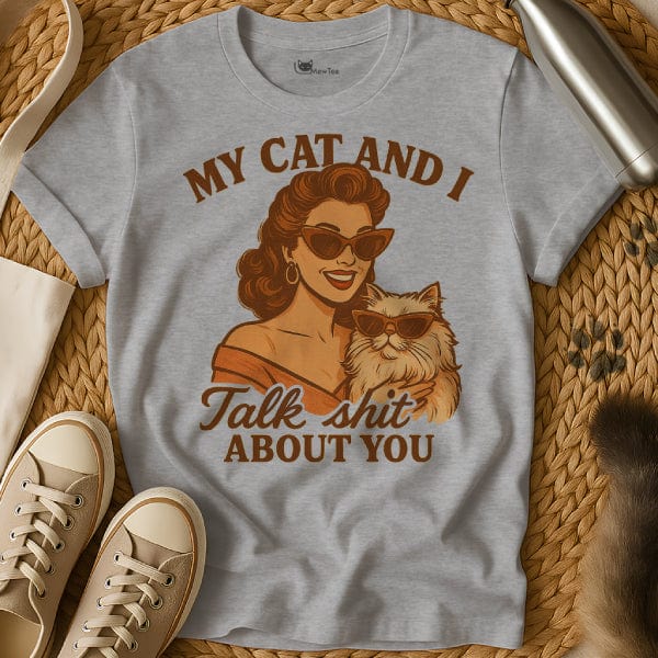 MewTee Gray / S Talking Shit Shirt