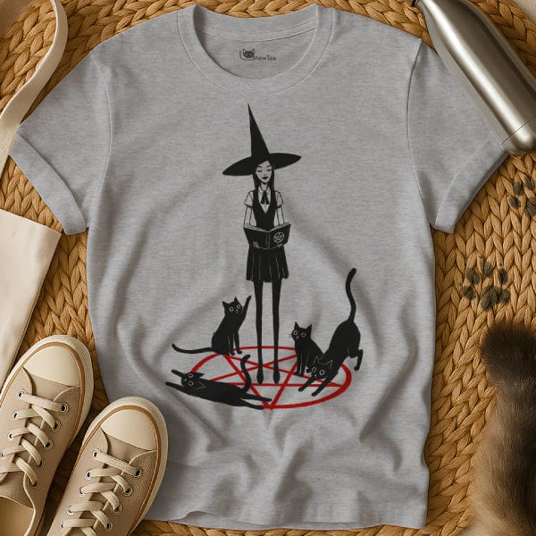 MewTee Gray / S Witch T Shirt