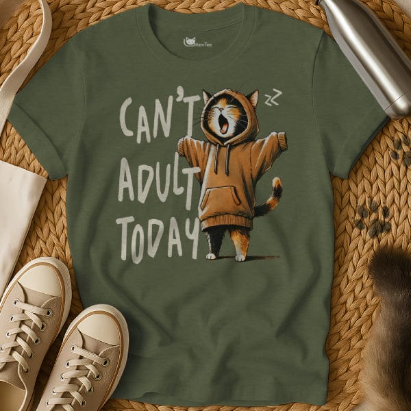 MewTee Military Green / S Adulting Shirt