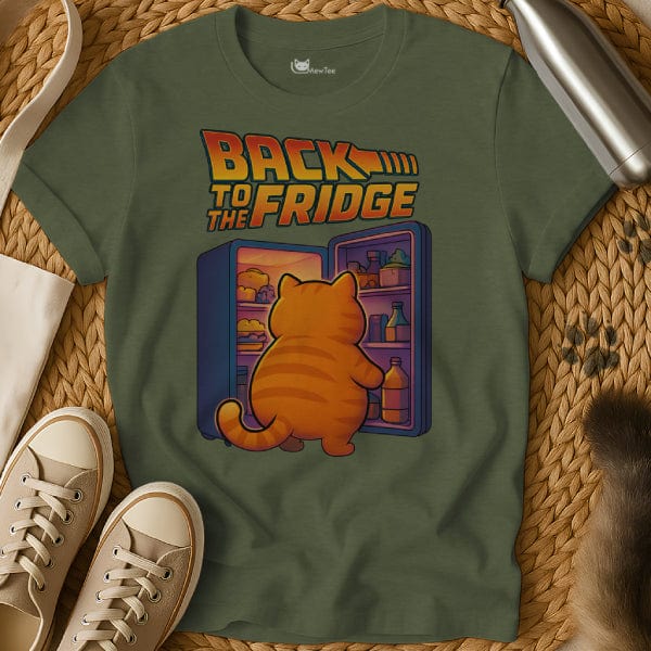MewTee Military Green / S Back to the Future Shirt | Cat Tee
