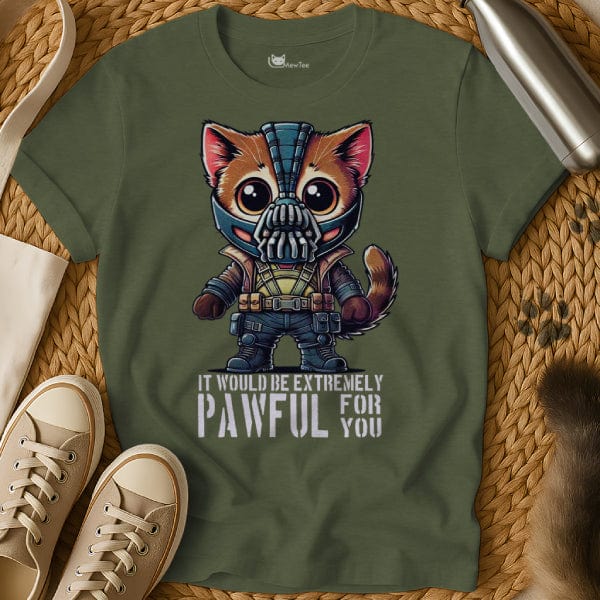 MewTee Military Green / S Bane Shirt | Cat Tee