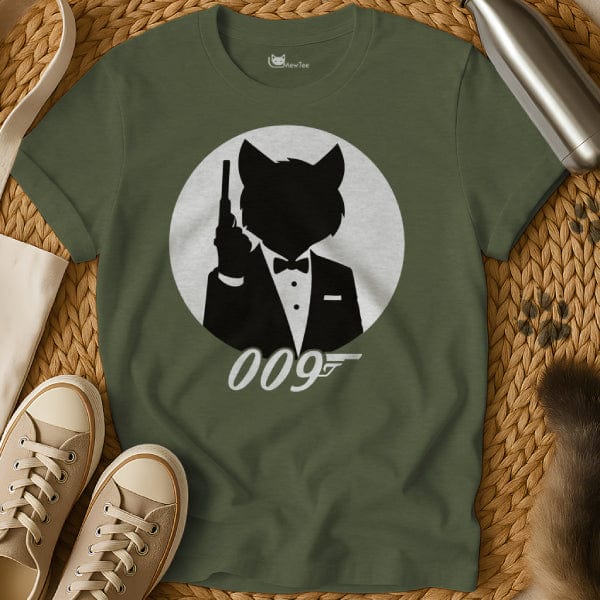 MewTee Military Green / S Cat Bond Shirt