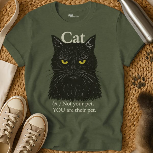 MewTee Military Green / S Cat Definition | Cat Tee